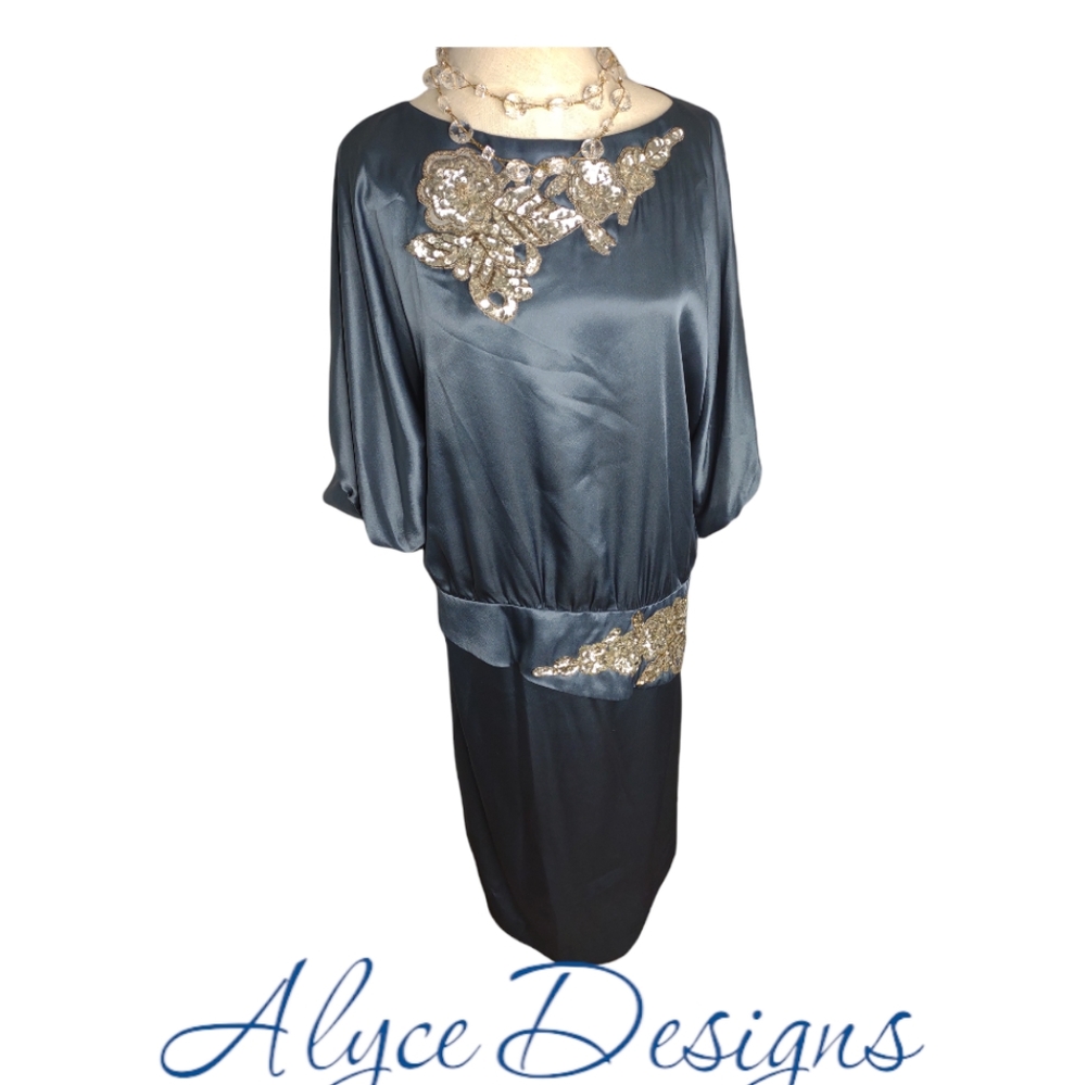 Vintage Alyce Designs 2pc Skirt Set M